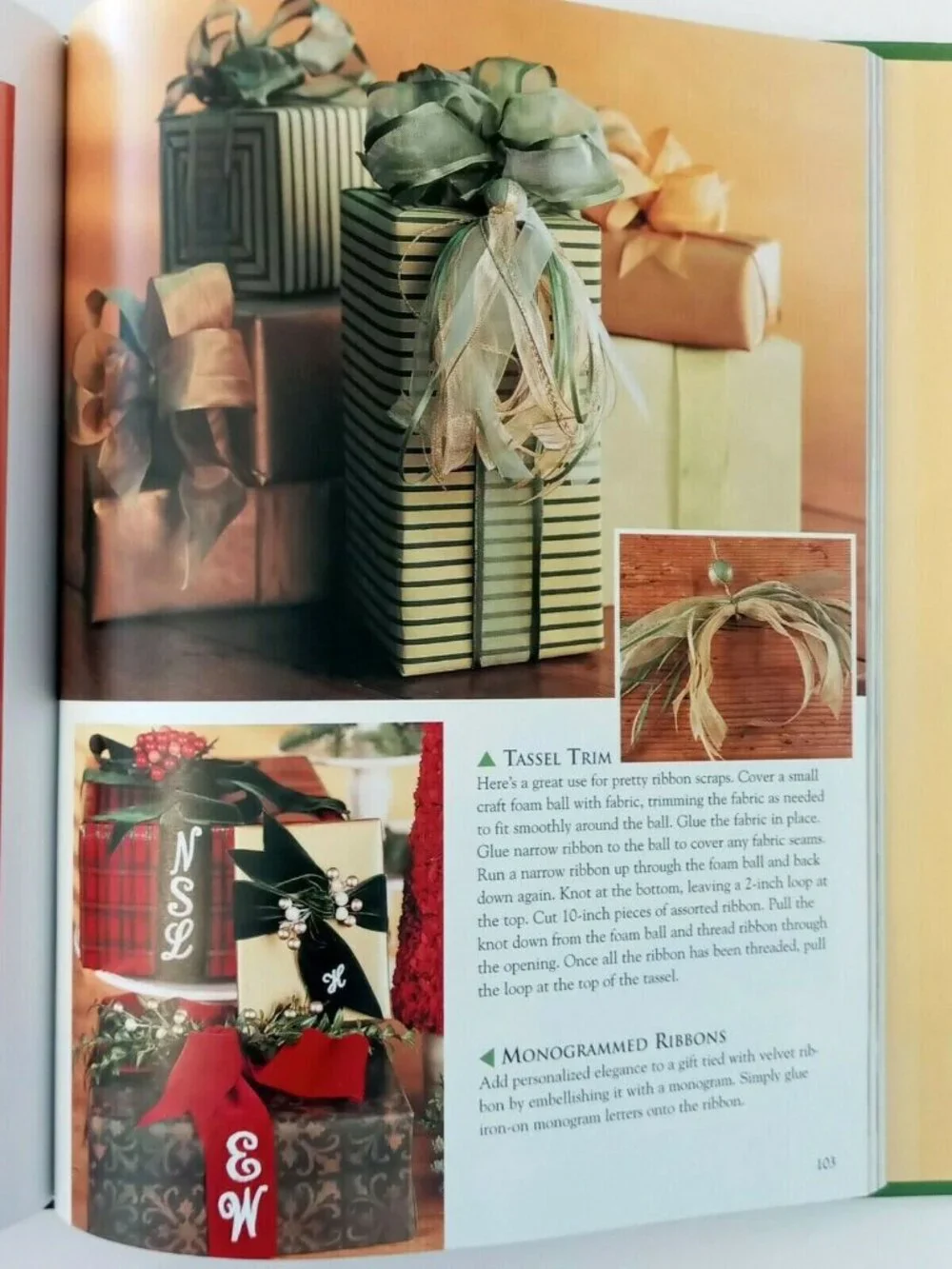 Vintage Christmas With Southern Living 2003 Cookbook Decor Hard Cover 192 Pgs